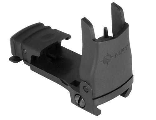 Mission First Front Back Up Polymer Sight flip up with standard elevation Adjustment