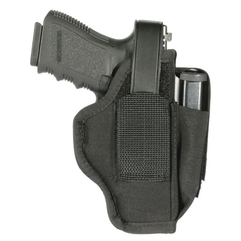 Blackhawk Nylon Multi Use Holster for 4" Barrel Medium/Intermediate DA Revolvers Black Ambi