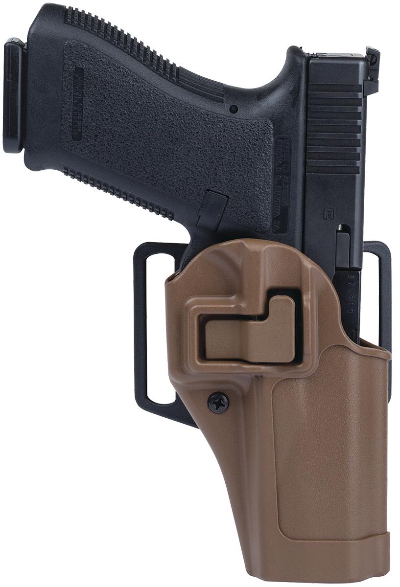Blackhawk! SERPA CQC Concealment Holster Matte Finish Glock 20/21/37 and S&W M&P .45 9/.40 Pro Coyote Tan Right Hand