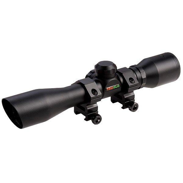 Truglo Compact Rifle Scope - 4x32mm Duplex   Black