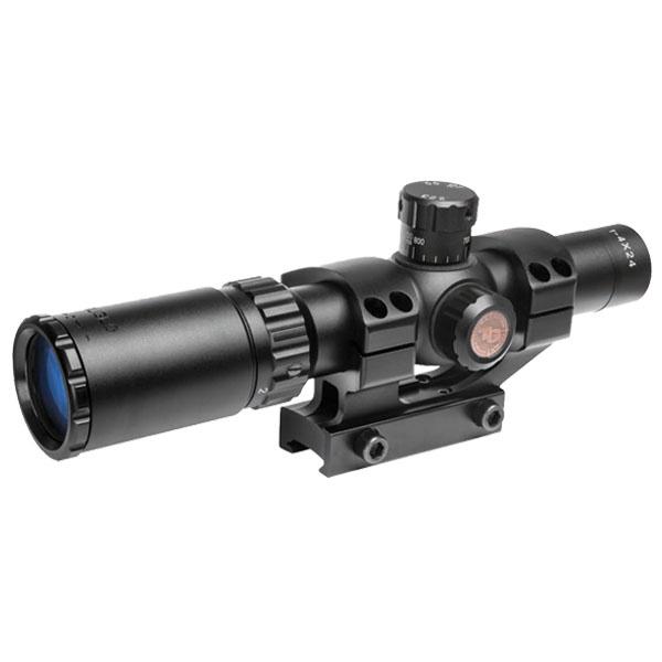 TruGlo Tru-Brite 30 Series Tacticle Rifle Scope - 1-4x24mm 30mm MIL 1PC