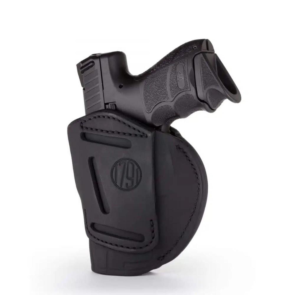 1791 Gunleather 4 Way Holster Size 5 Stealth Black LH