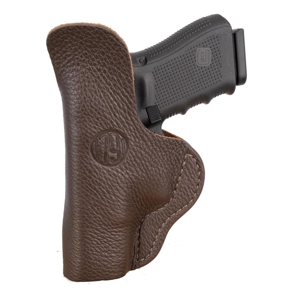 1791 Gunleather Fair Chase Deer Skin IWB Holster Size 4 Brown LH