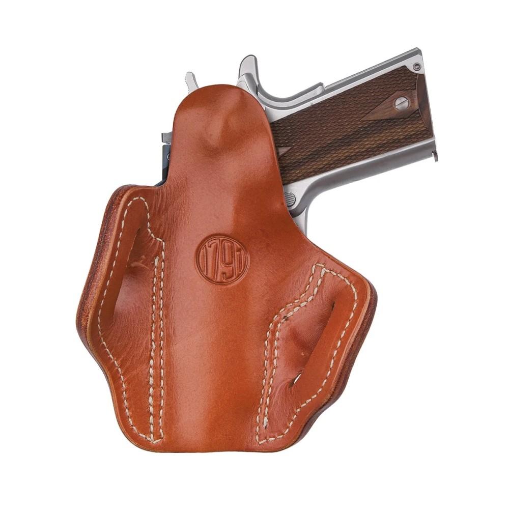 1791 Gunleather Optic Ready Belt Holster Size 1S Classic Brown RH