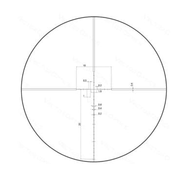 GPO Centuri 4x Super Compact Rifle Scope 4-16x44i 30mm FFP MIL Illum. Black
