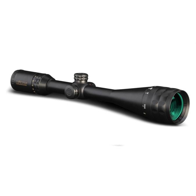 KonusPro Plus 6-24x50mm Rifle Scope Engraved Blue/Red Illum Fine Crosshair Reticle