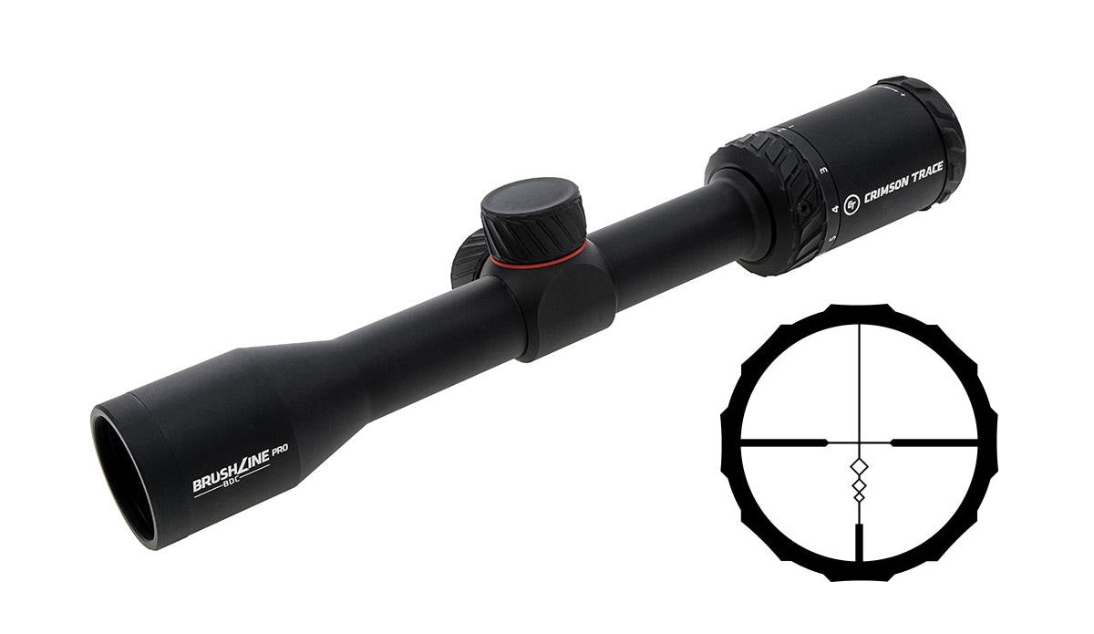 Crimson Trace Brushline Pro 2-7x32 1" Riflescope Bdc 01-01440