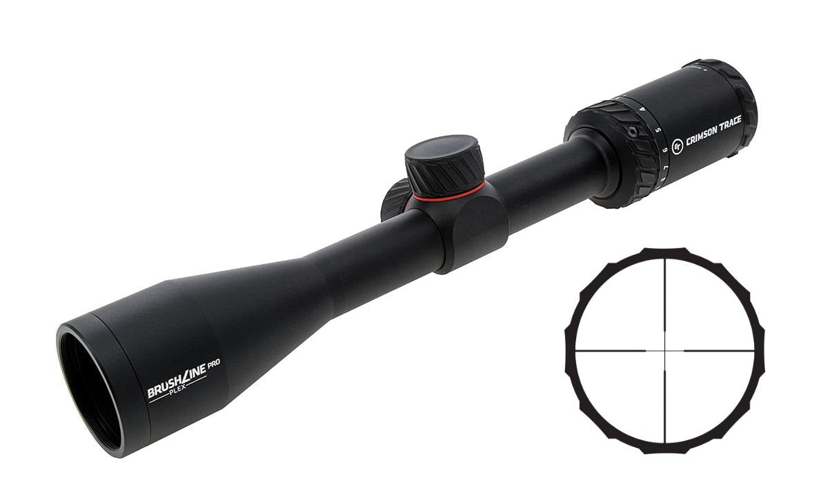Crimson Trace Brushline Pro 3-9x40 Riflescope  1" Plex 01-01450