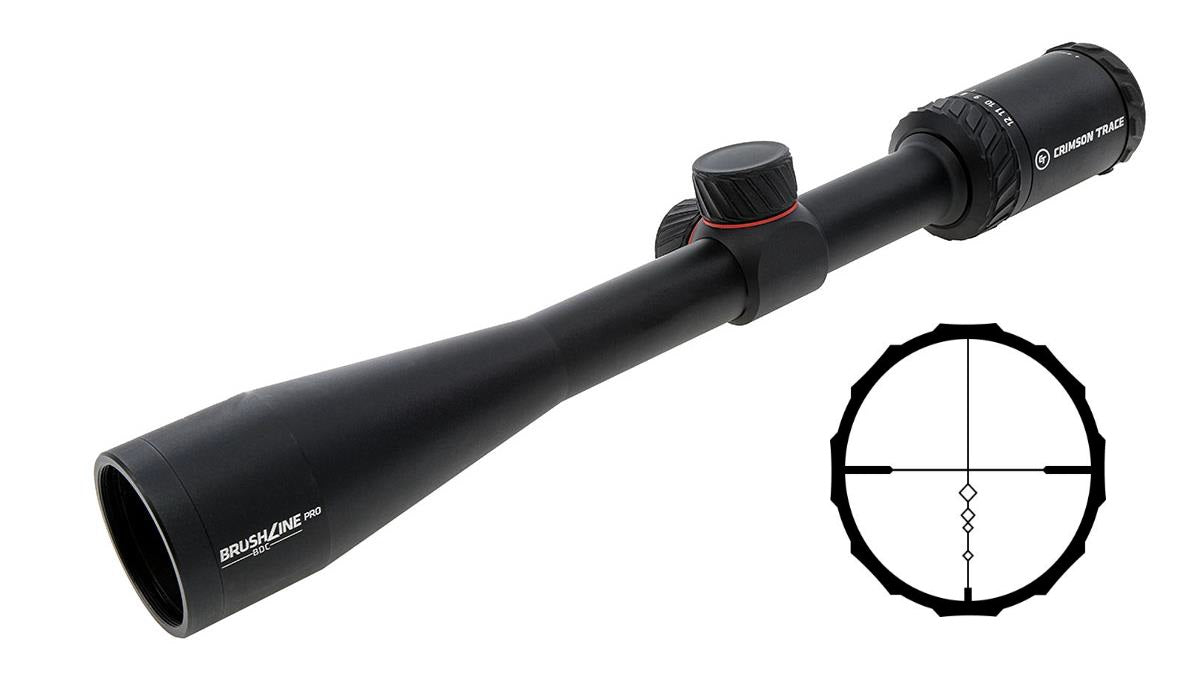 Crimson Trace Brushline Pro 4-12x40 Riflescope 1" Pro 01-01500