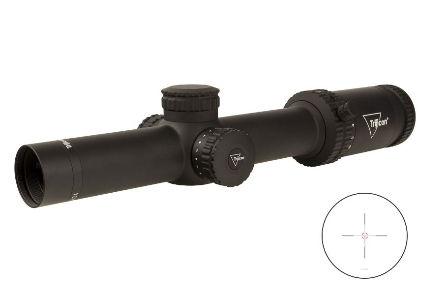 Trijicon Credo 1-6x24 SFP w/ Red BDC Segmented Circle .223 / 55gr, 30mm, Matte Black Riflescope 2900015