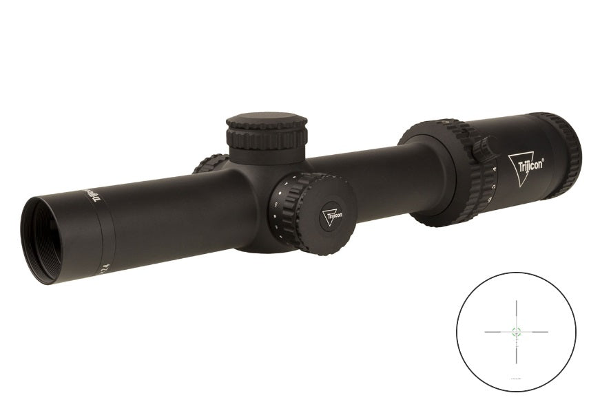 Trijicon Credo 1-6x24 SFP w/ Green BDC Segmented Circle .223 / 55gr, 30mm, Matte Black Riflescope 2900016