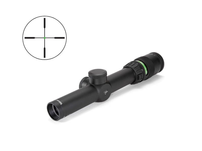 Trijicon Accupoint 1-4x24 Duplex 30mm Std CH Green Dot TR24-C-200071