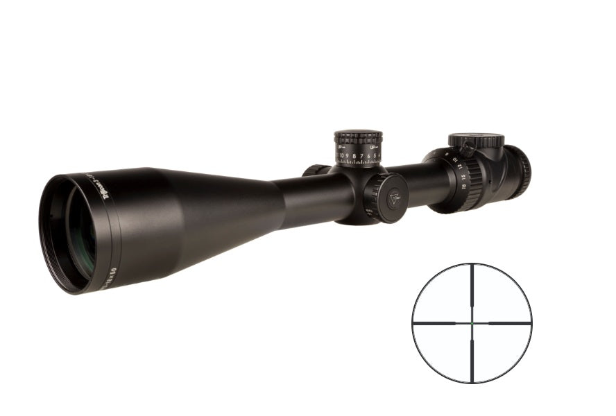Trijicon AccuPoint 3-18x50 MOA Ranging Reticle with Green Dot, 30mm, Satin Black Riflescope 200158