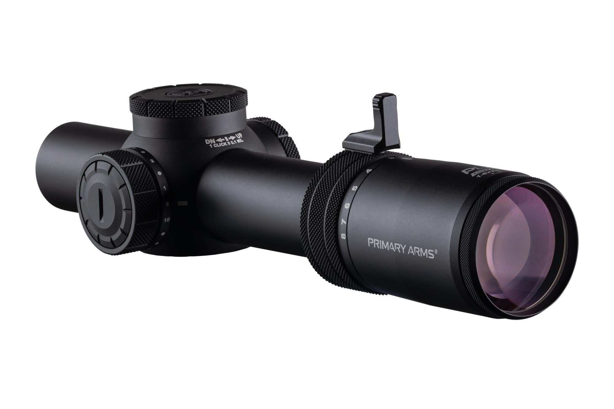 Primary Arms Compact PLxC 1-8X24 SFP Rifle Scope - Illuminated ACSS Nova 5.56/.308 Fiber Wire Reticle