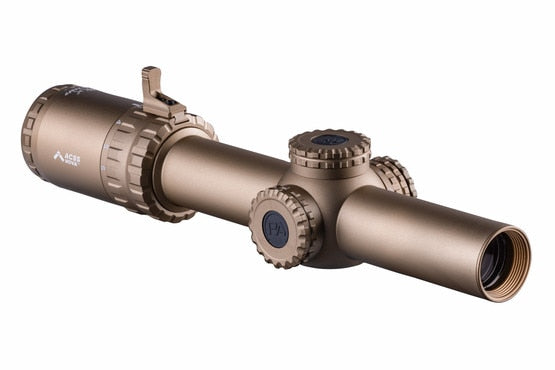 Primary Arms SLx 1-6x24 SFP Rifle Scope Gen IV - Green ACSS Nova Fiber Wire Reticle - FDE