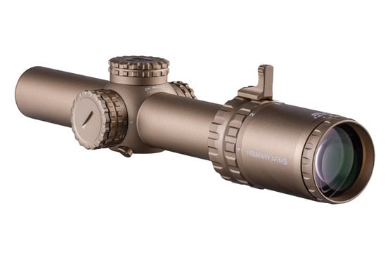 Primary Arms SLx 1-6x24 SFP Rifle Scope Gen IV - Green ACSS Nova Fiber Wire Reticle - FDE