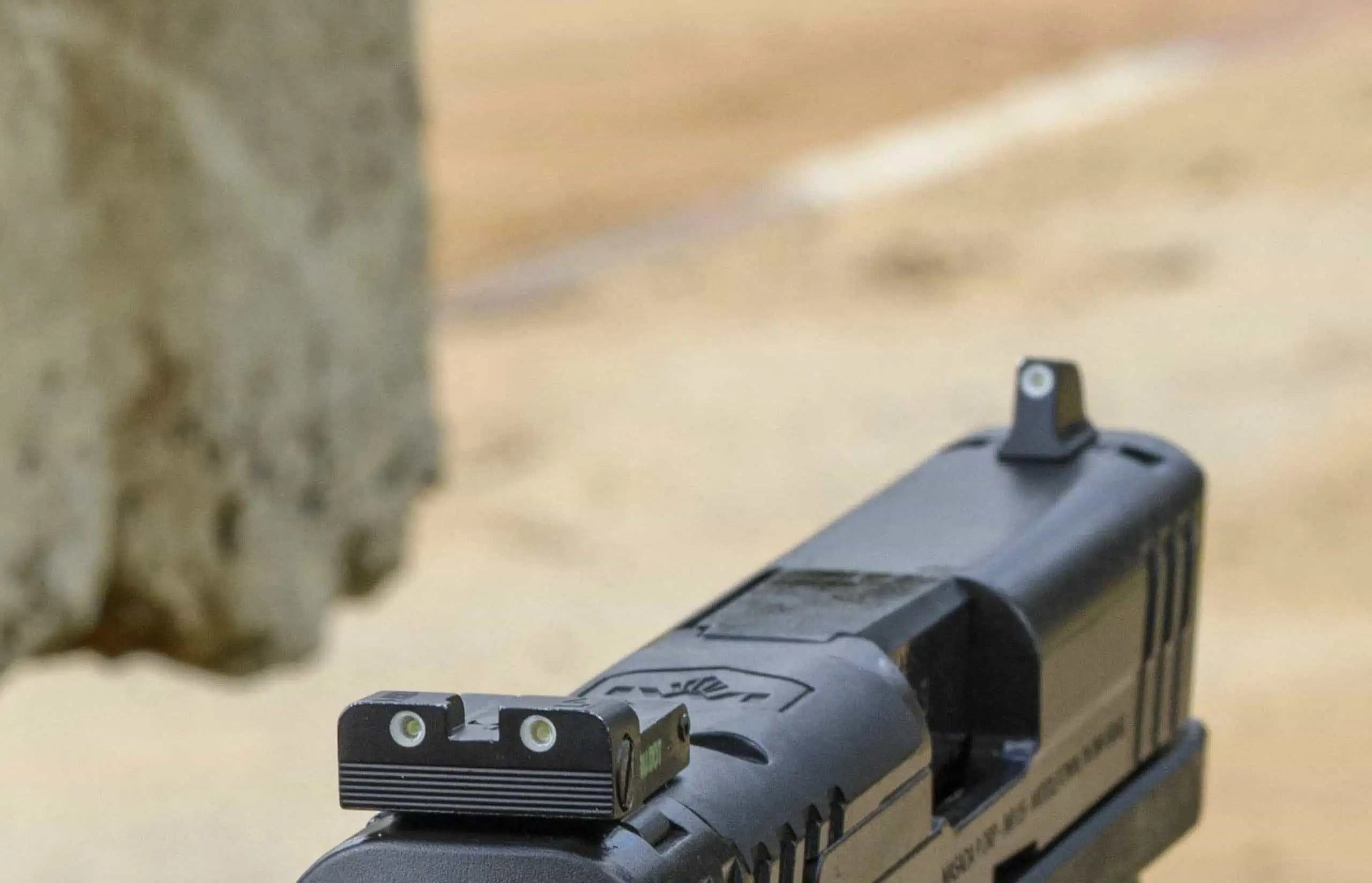 Meprolight Adjustable Tru-Dot Night Sights for Glock models 17, 17L, 19, 22, 23, 24, 25, 31, 32, 33, 34, 35, 36, 37, 38, 39 - Sharp Shooter Optics