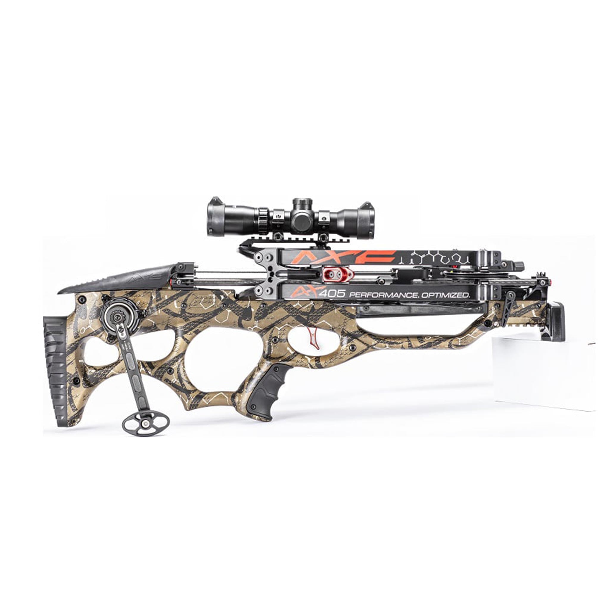 Feradyne Axe Crossbows AX405 with Multi-range Reticle Scope