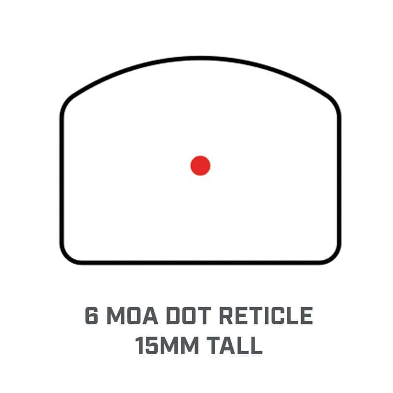 Bushnell RXU-200 1x21mm Ultra-Compact FMC 6 MOA Red Dot Reflex Sight RXU200