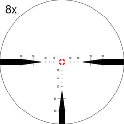 Nightforce NX8 1-8x24mm F1 - ZeroStop - .5 MOA Capped Windage PTL FC-MOA C600
