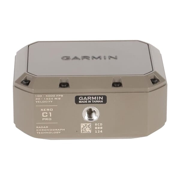 Garmin Xero C1 Pro Chronograph w/Tripod Mount offers precise velocity measurements for various projectiles.