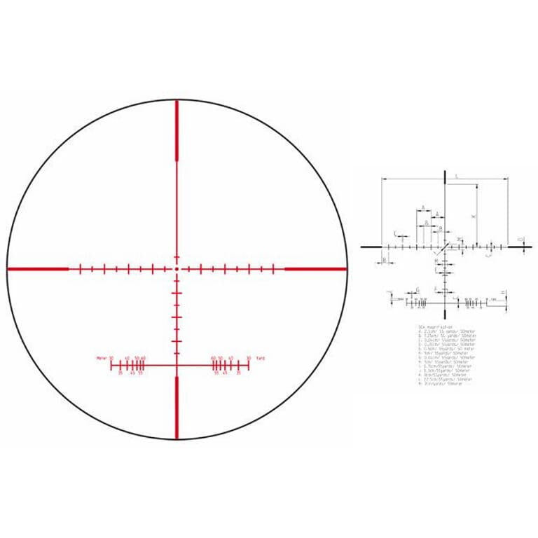 Kahles K1050i 10-50x56 Riflescope FT MHR 10594