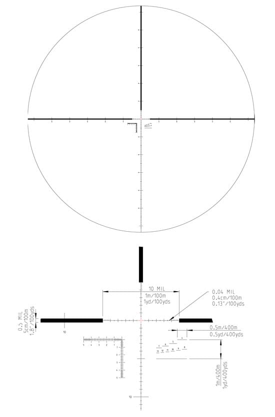 Kahles K318i Rifle Scope MSR Reticle 10653 Riflescope