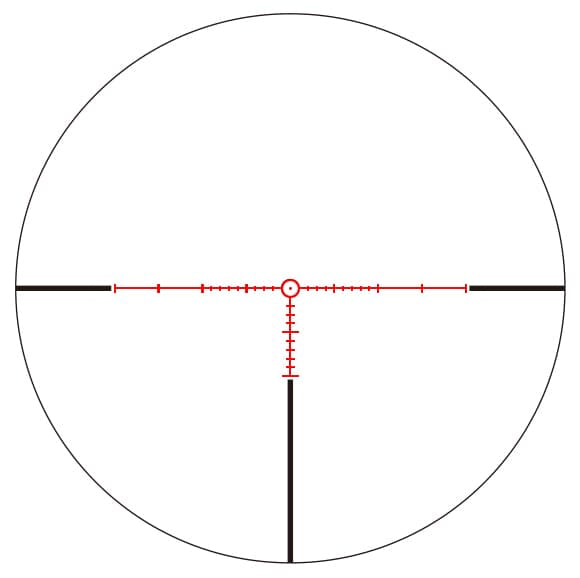 March X "High Master" 10-60x56mm SFP MTR-4 Reticle 1/8MOA 6Level Illum Riflescope w/Middle Wheel D60HV56TI-MTR-4