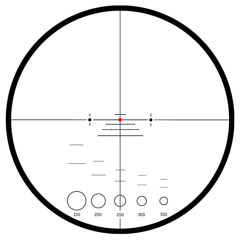 Meopta ZD 6-24X56mm Mil/Mil Illum MT223 Riflescope 580200
