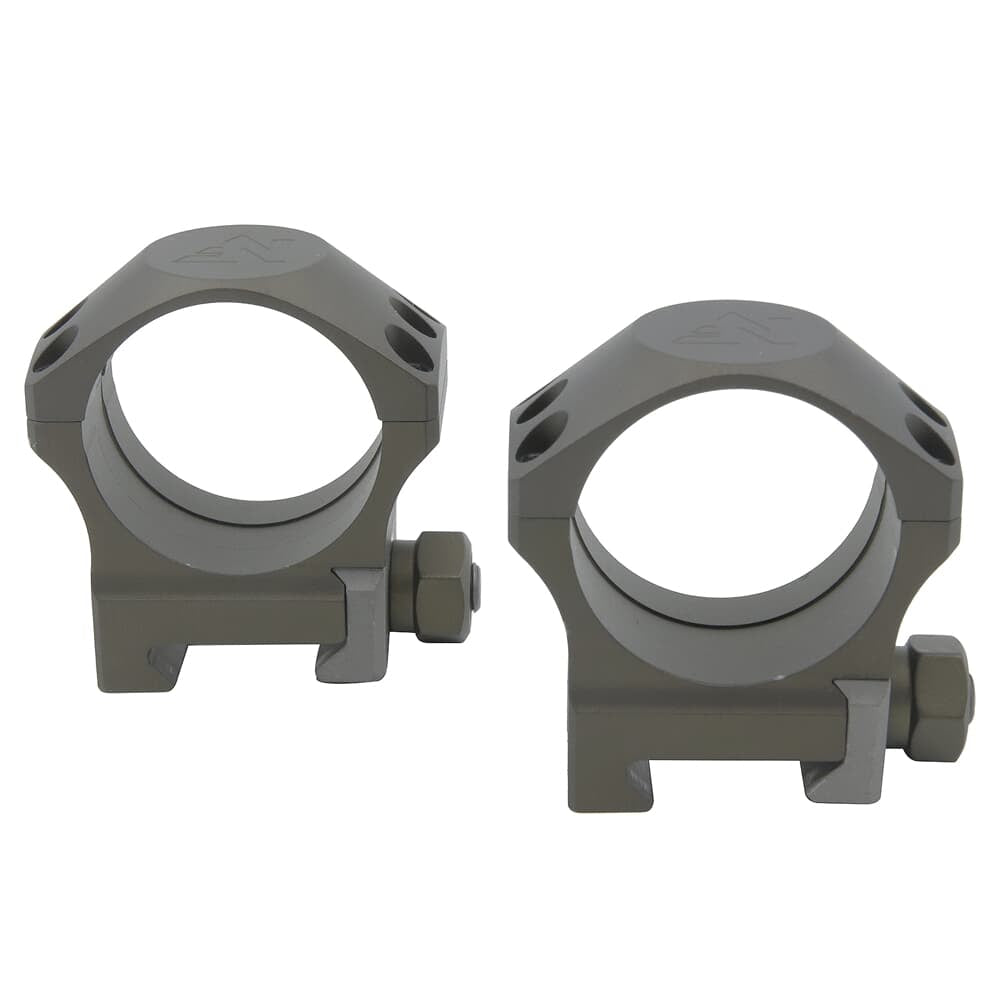 Nightforce 34mm 1.00" Medium UltraLite 6 Screw Ring Set A679