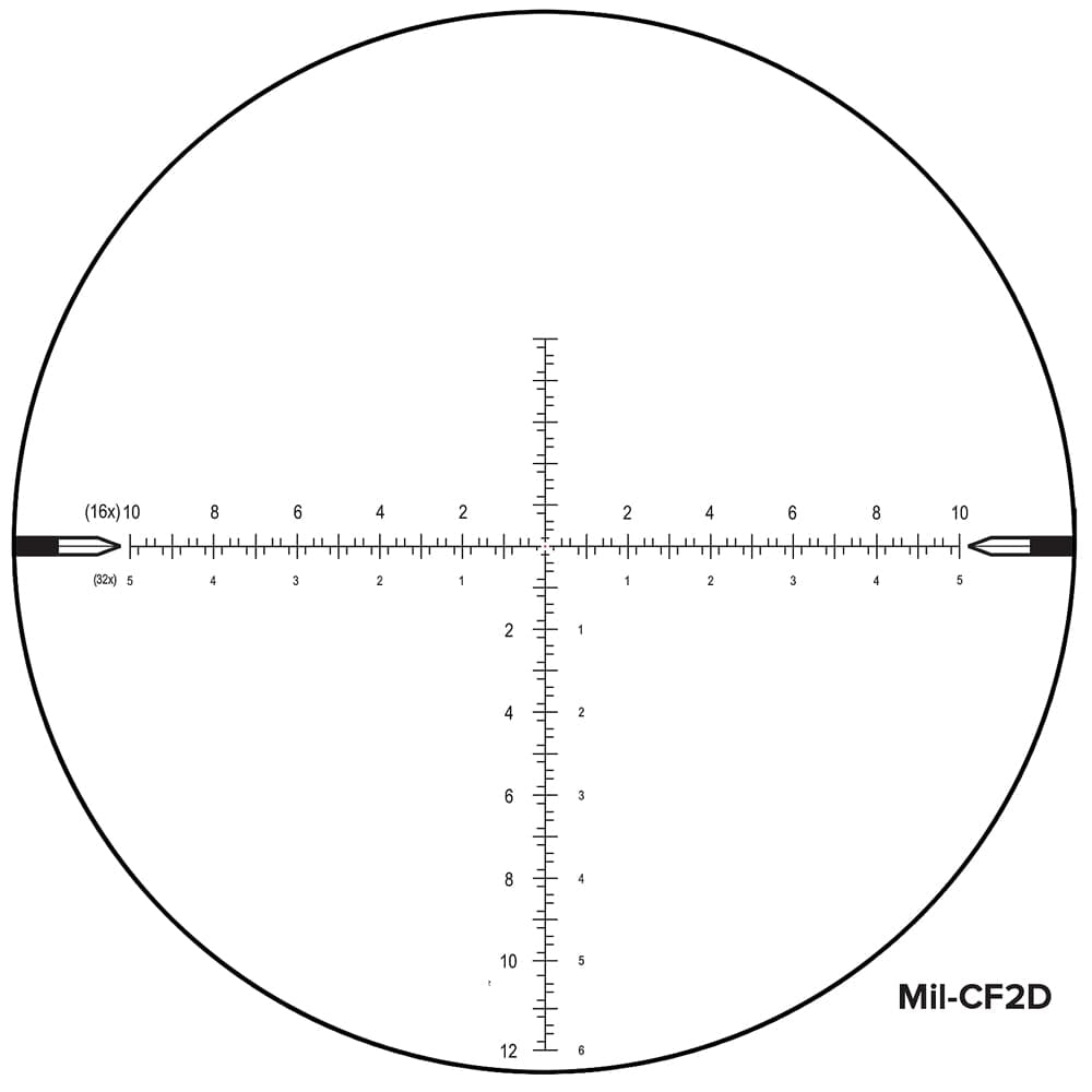 Nightforce NX8 4-32x50mm F2 .1 MRAD MIL-CF2D Riflescope C640
