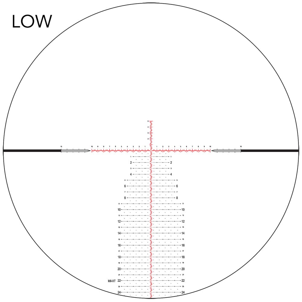 Nightforce ATACR - 5-25x56 F1 ZeroStop .1 Mil-Radian DigIllum PTL Mil-XT C616