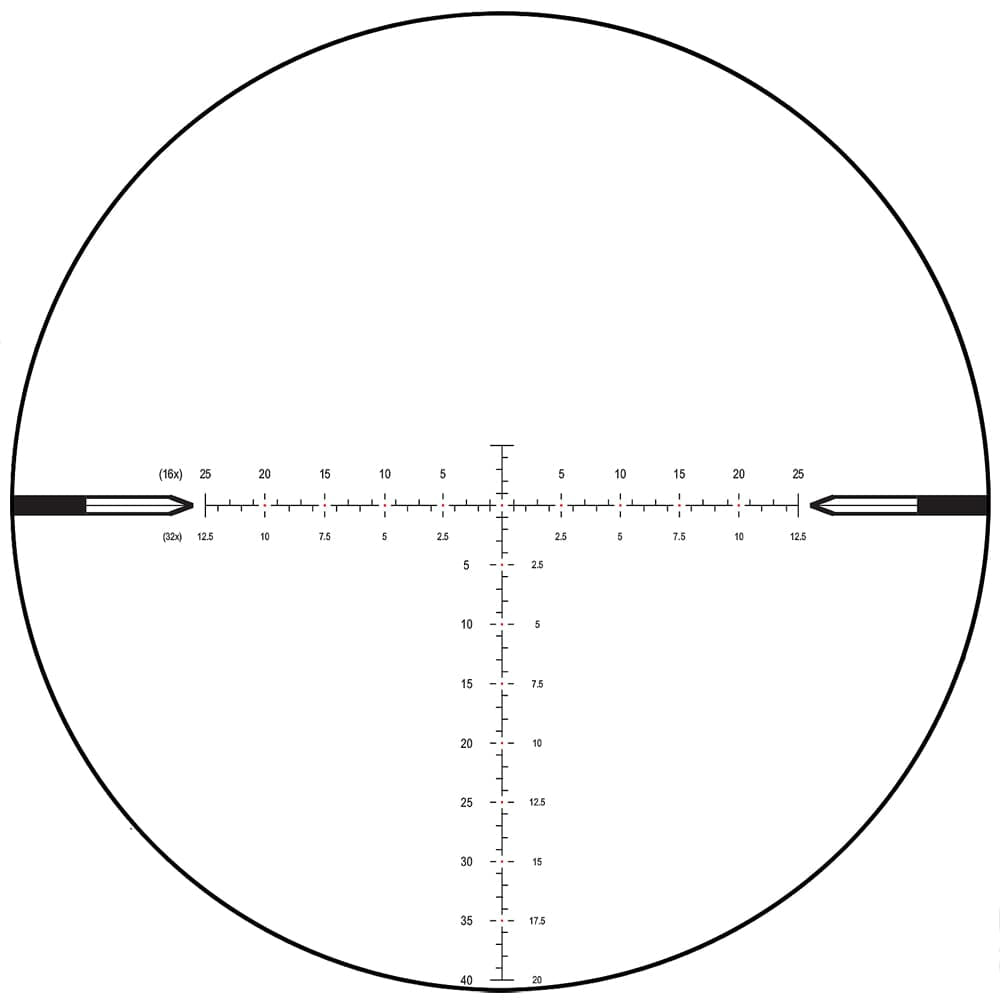 Nightforce NX8 4-32x50mm F2 .250 MOA MOAR-CF2D Riflescope C641