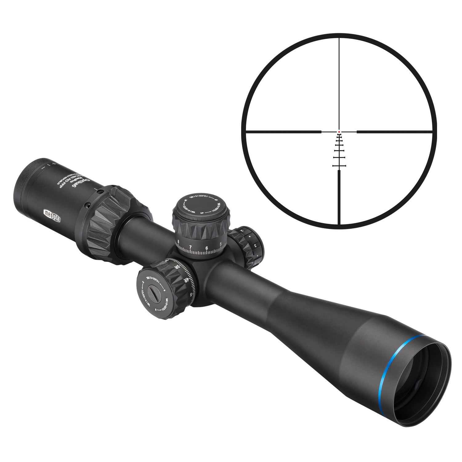Meopta Optika6 4.5-27x50mm RD FFP Riflescope 653592