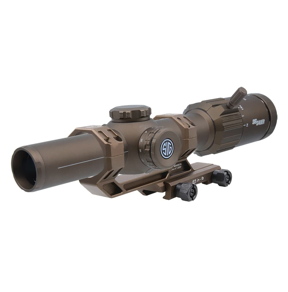 Sig Sauer Tactical Tango-MSR LPVO Rifle Scope - 1-6x24 Illum MSR BDC6 incl/ Alpha MSR Mount SOTM61200