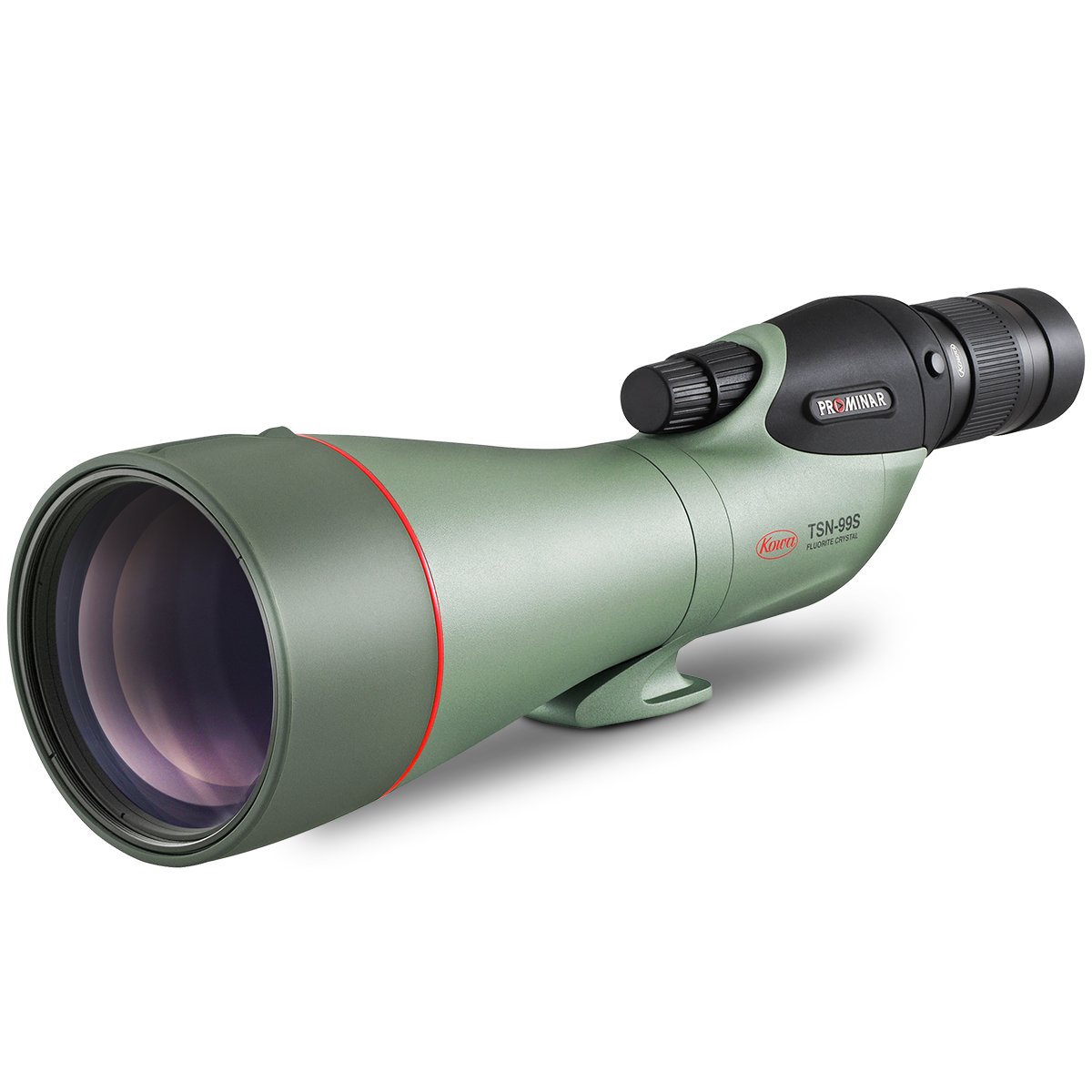 Kowa TSN-99S PROMINAR 30-70x99 Straight Spotting Scope Kits features a large 99mm objective lens for superior detail.